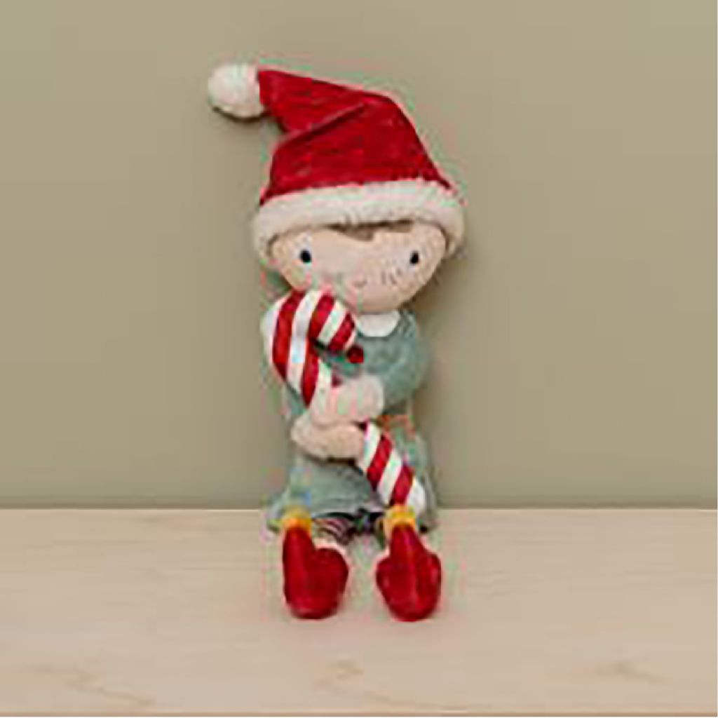 Little Dutch Pop Kerst Jim - 35 cm - Knuffelpop