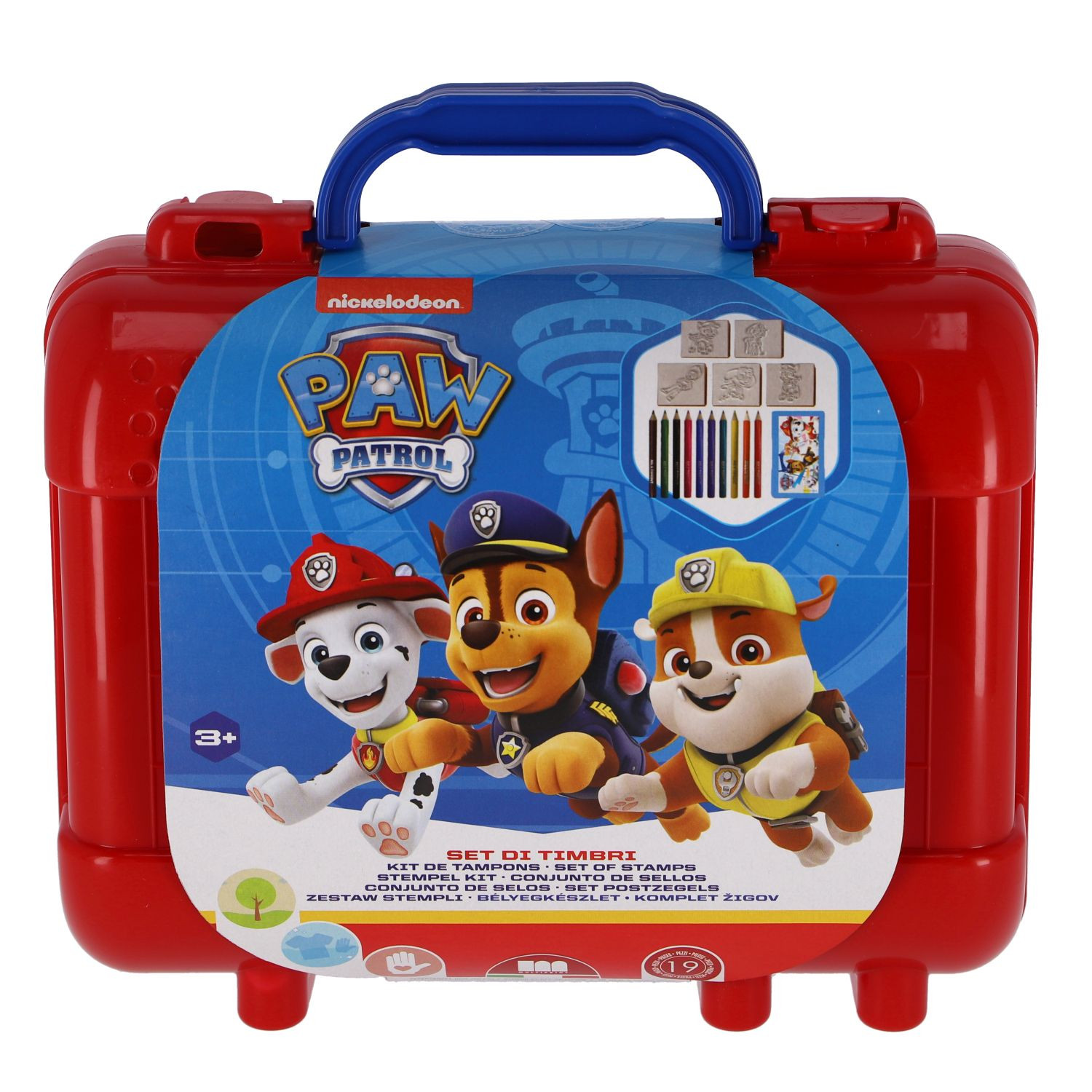 PAW Patrol Kleuren Stempel Kleurkoffer