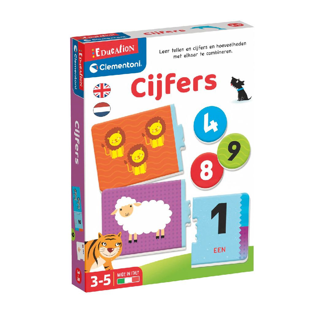 Clementoni Leerspel Voelbare Cijfers