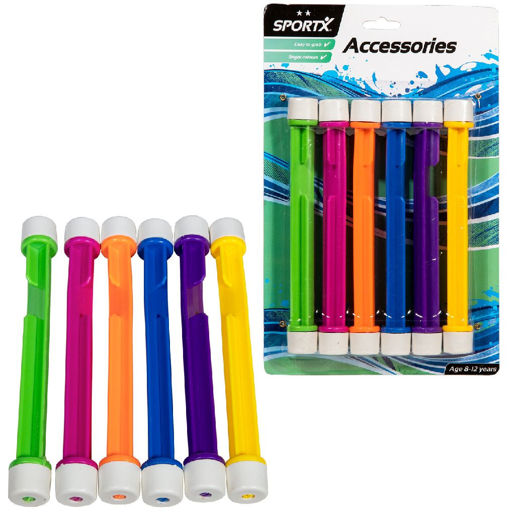 Sportx Duik Sticks 6 Stuks