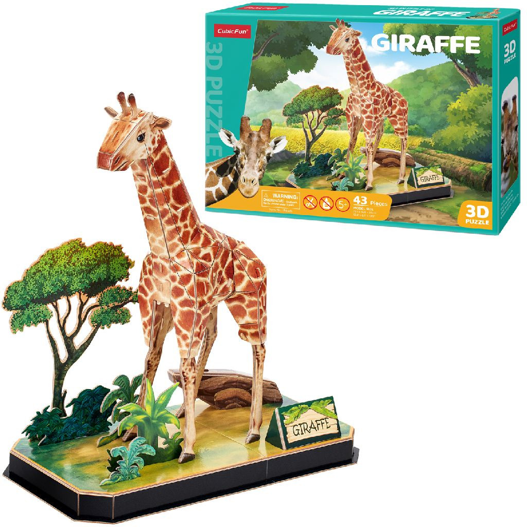 CubicFun Giraffe - 3d Puzzel - National Geographic