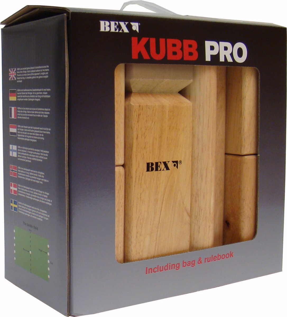 BEX Sport Kubb Pro - Rubberhout