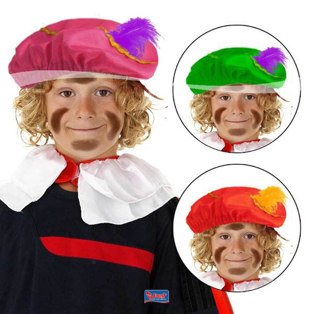 Pieten Baret - Sinterklaas - Prijs per Stuk