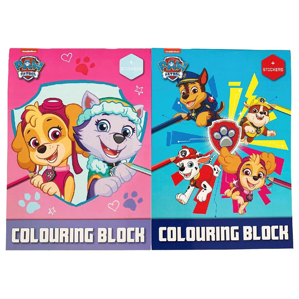 Paw Patrol Kleurboek met Stickers - A4 - Prijs per Stuk