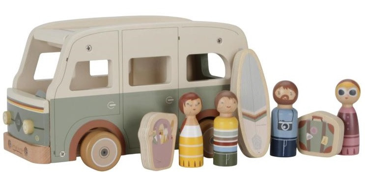 Little Dutch Vintage Camper Busje - Houten Speelgoed