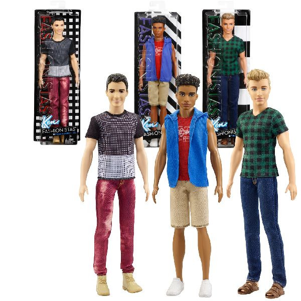 Barbie Ken Fashionistas - Modepop - Prijs per Stuk