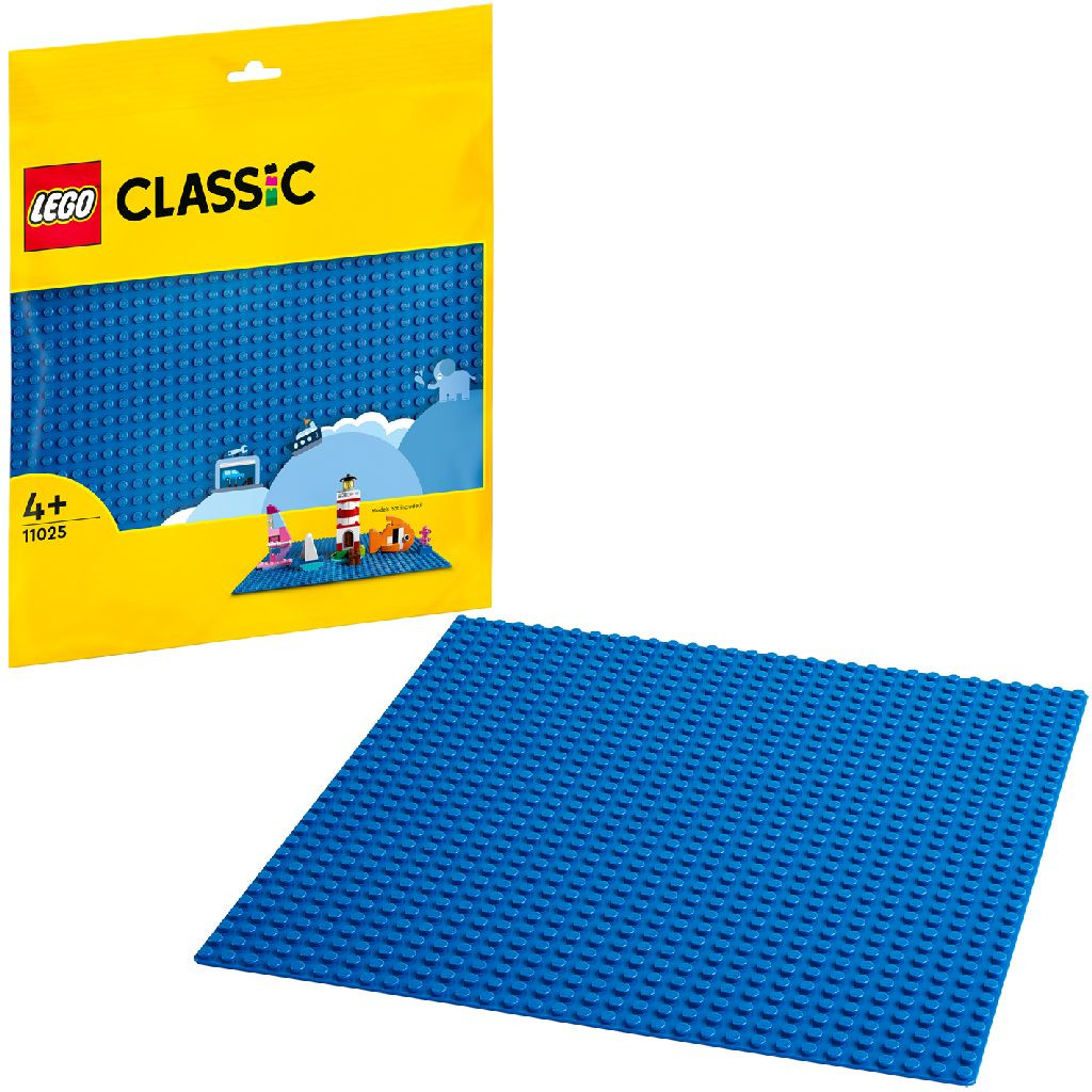 LEGO 11025 Classic - Bouwplaat - Blauw