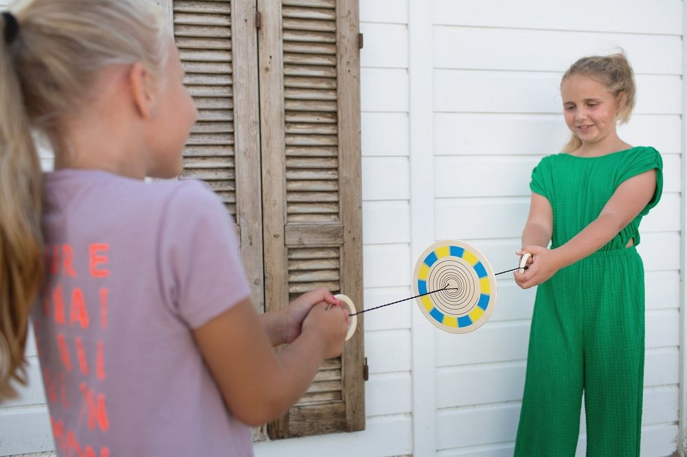 BS Toys Kleurenspinner - Hout