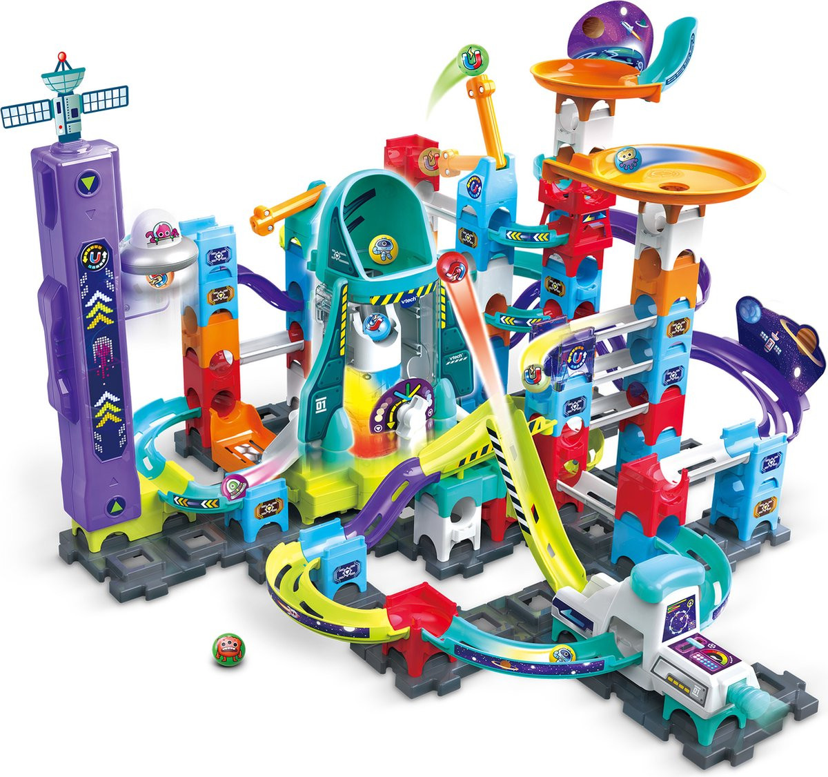 VTech Marble Rush Space Magnetic Mission Set XL300E - Knikkerbaan