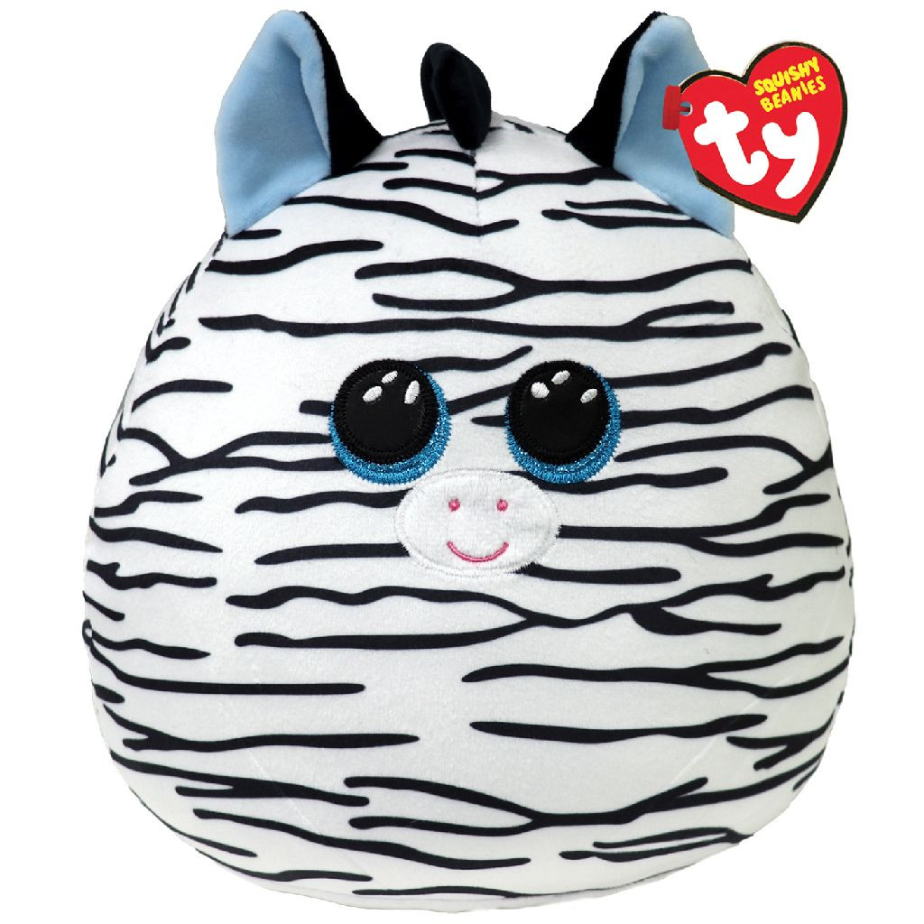 Ty Squish A Boo Xander Zebra - Knuffel -  31 cm