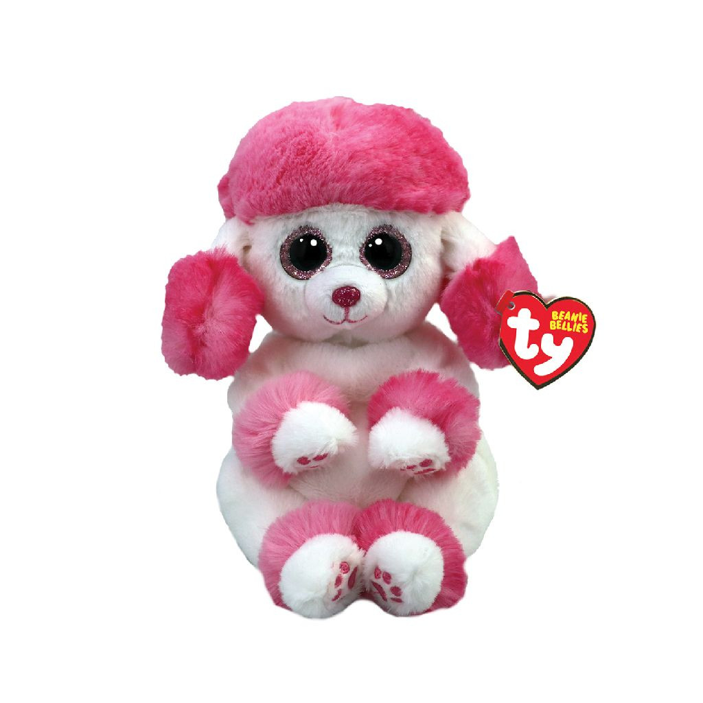 Ty Beanie Babies Bellies Heartly Poodle - Knuffel - 15 cm