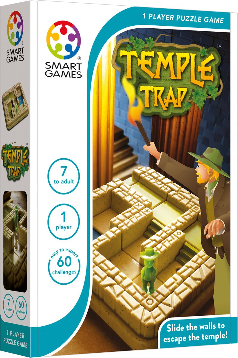 Smart Games - Temple Trap - Doolhof - 3D Schuifpuzzel - Denkspel