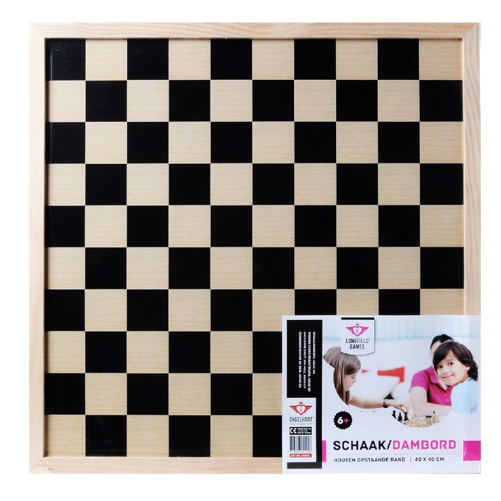 Dambord / Schaakbord - 40 x 40 cm 