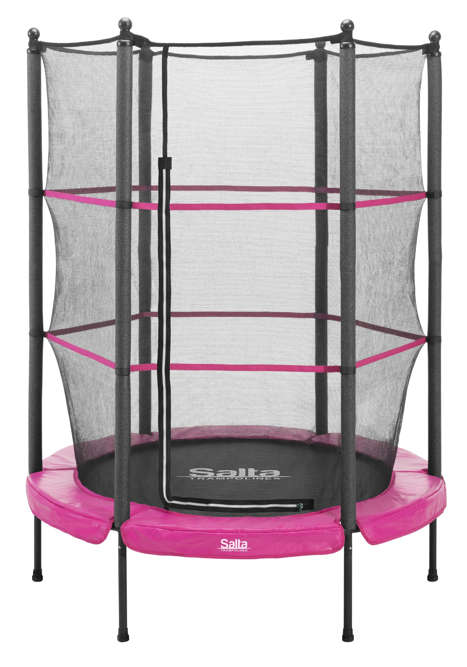 Salta Junior Trampoline met Veiligheidsnet - 140 cm - Roze 
