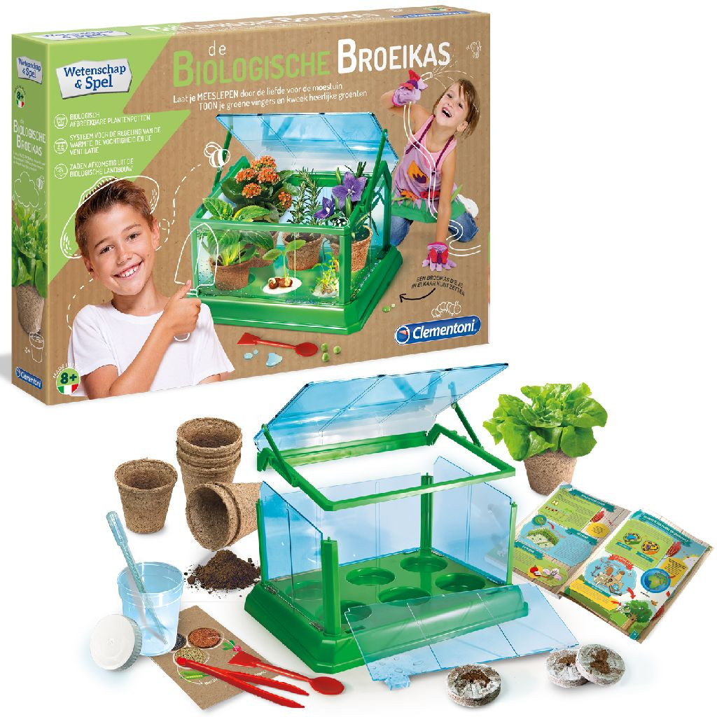 Clementoni Wetenschap & Spel - De Biologische Broeikas - Speelset
