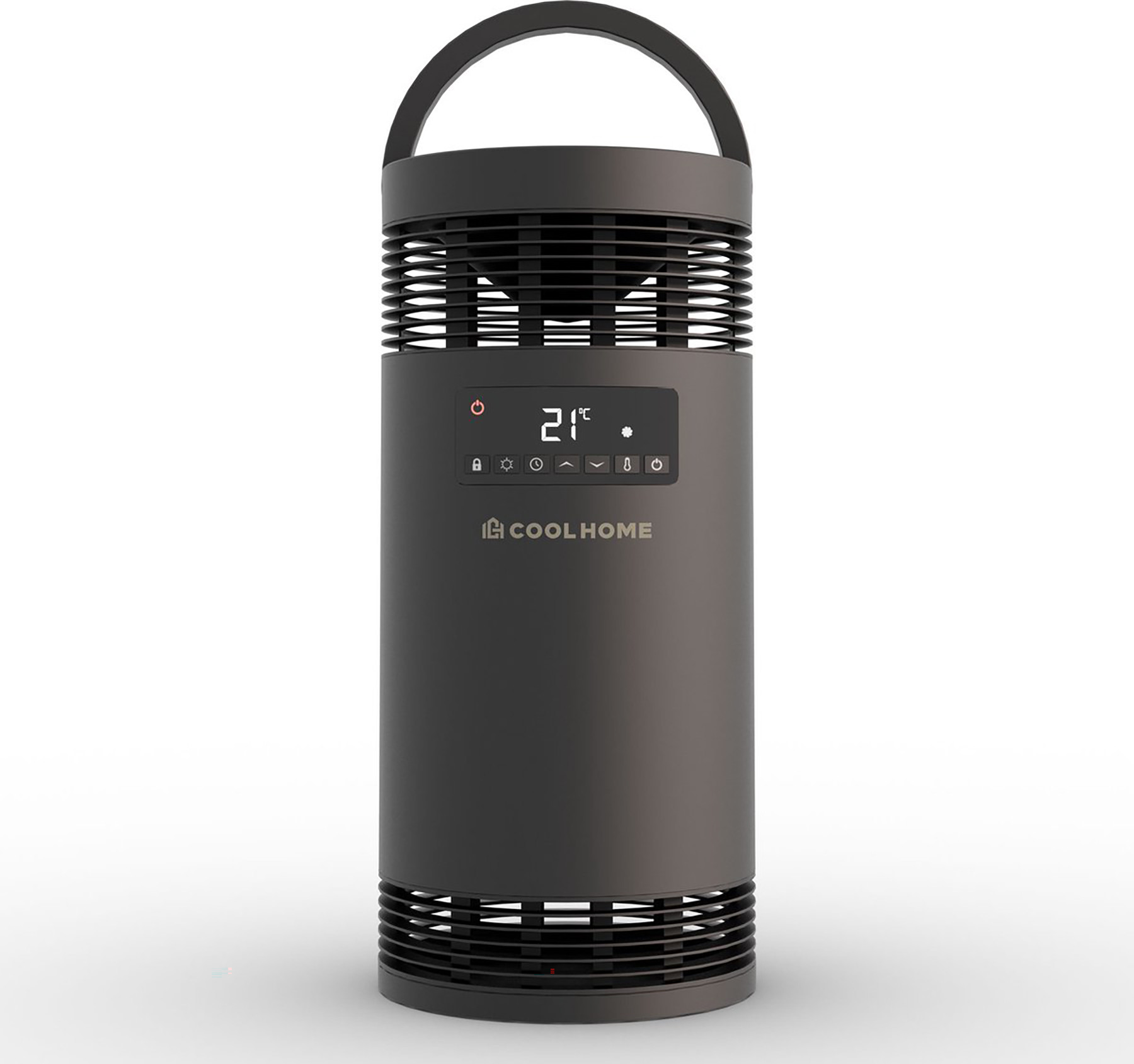 CoolHome CH22 Keramische kachel - 360º verwarming met ventilator - Elektrische kachel met afstandsbediening - 1800W - Zwart - Radiator ventilator