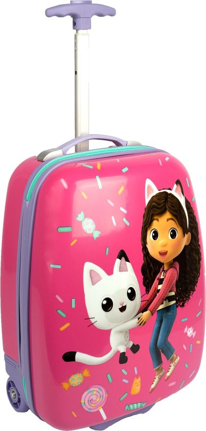 Gabby's Dollhouse Trolley - Roze - Reiskoffer met wielen