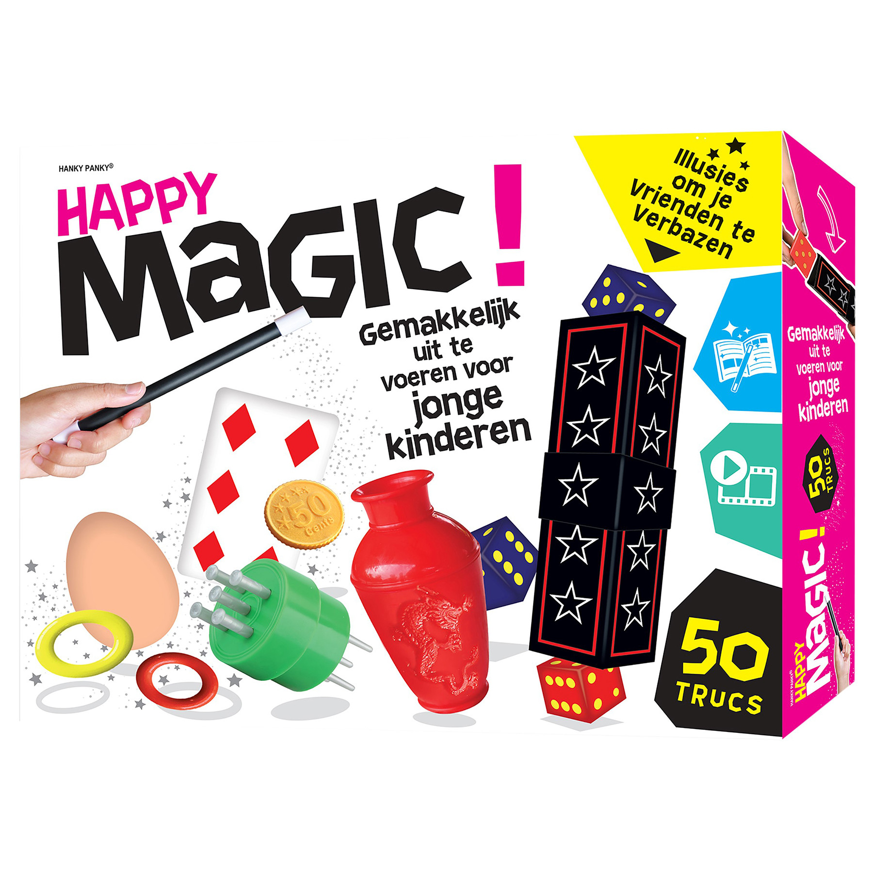 Happy Magic Goochelset met 50 Trucs