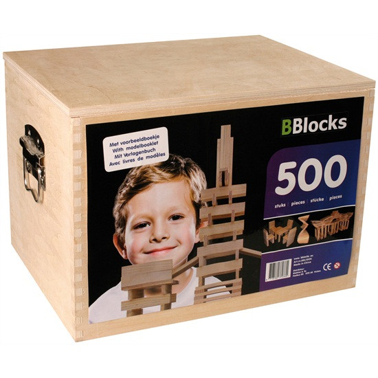 BBlocks - 500 stuks in houten kist