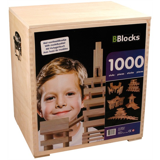 BBlocks - 1000 stuks in houten kist