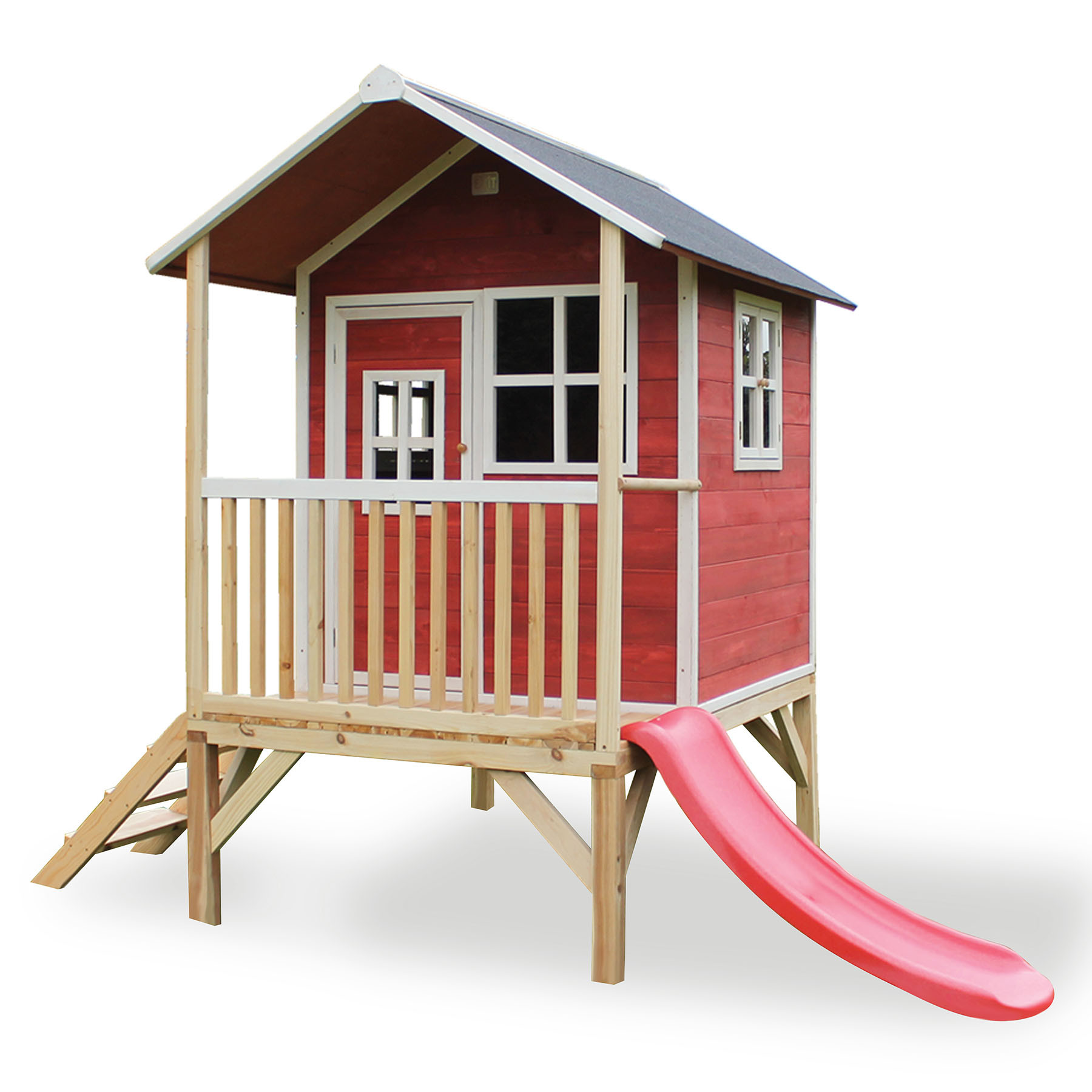 EXIT Loft 300 - Houten Speelhuis - Rood 