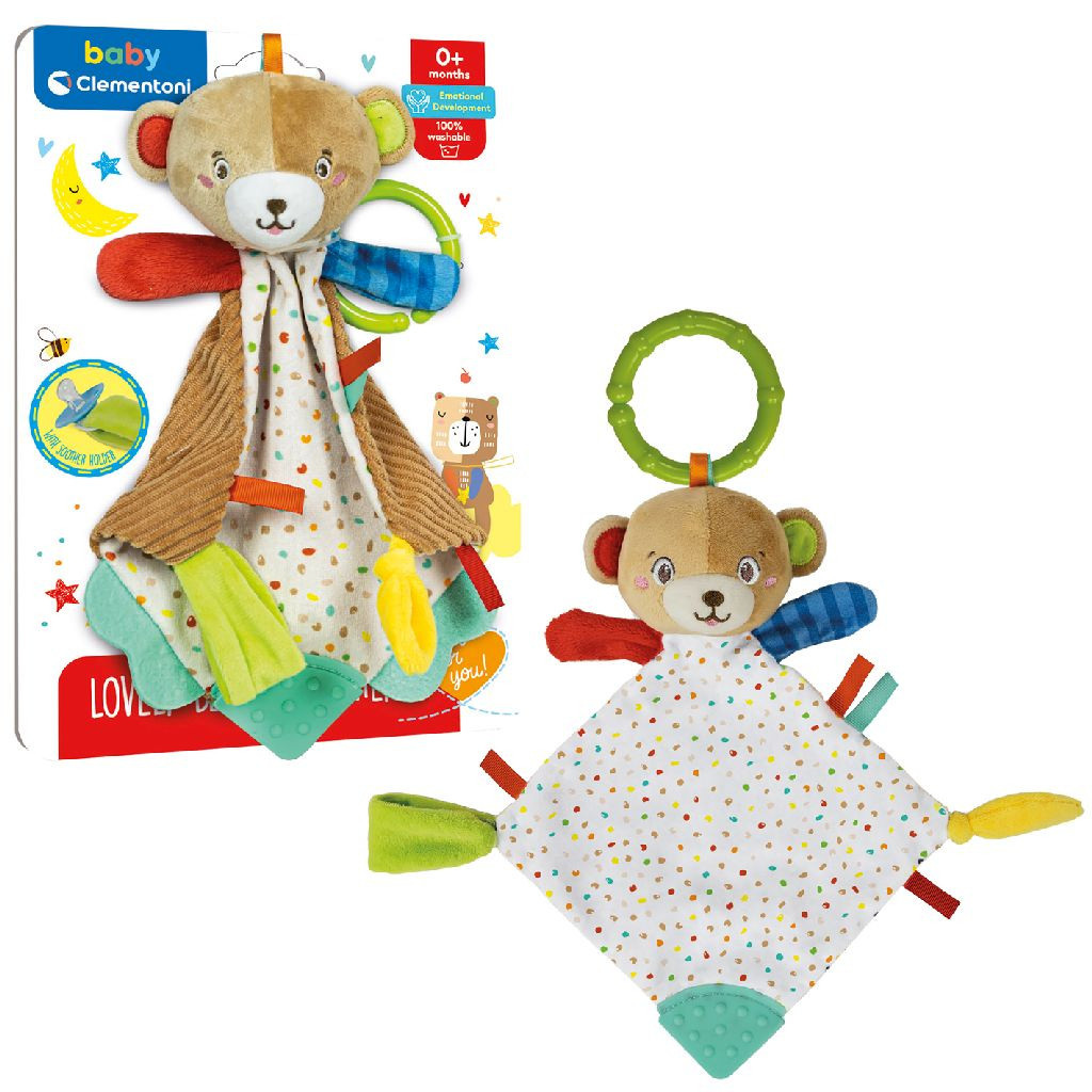 Clementoni Baby Lovely Soft Bear Rammelaar