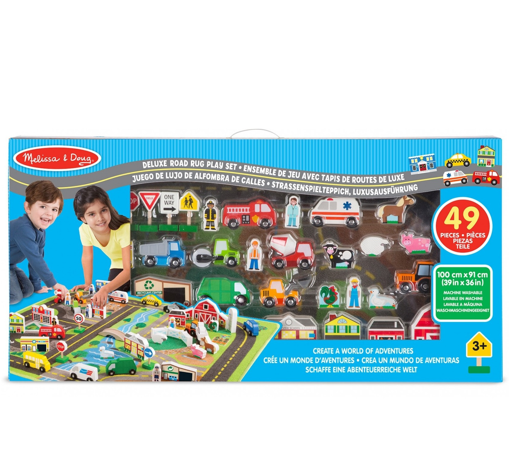Melissa & Doug - Road Rug - Speelkleed 