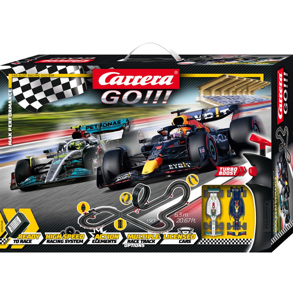 Carrera Go Max Verstappen en Hamilton Max Performance - Racebaan