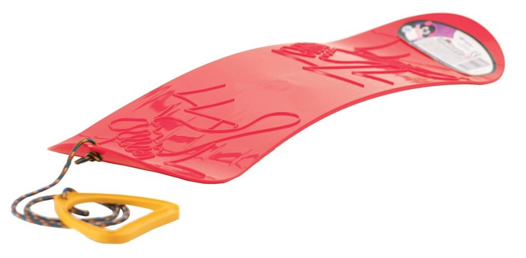 Slideboard - Snowboard - Slee - Slede - met Trekkoord - 68 cm - Rood