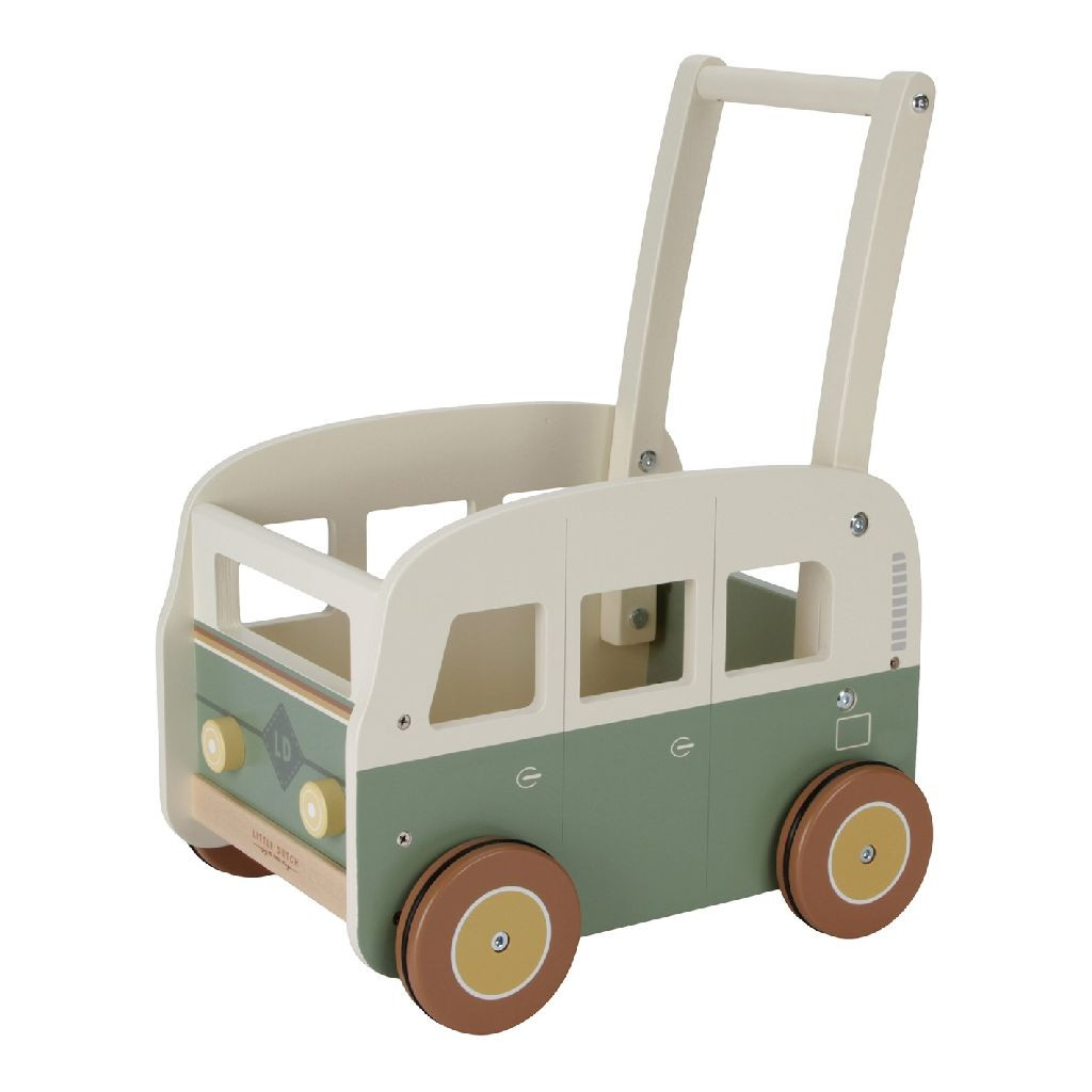 Little Dutch Vintage Loopwagen - FSC Hout - Groen