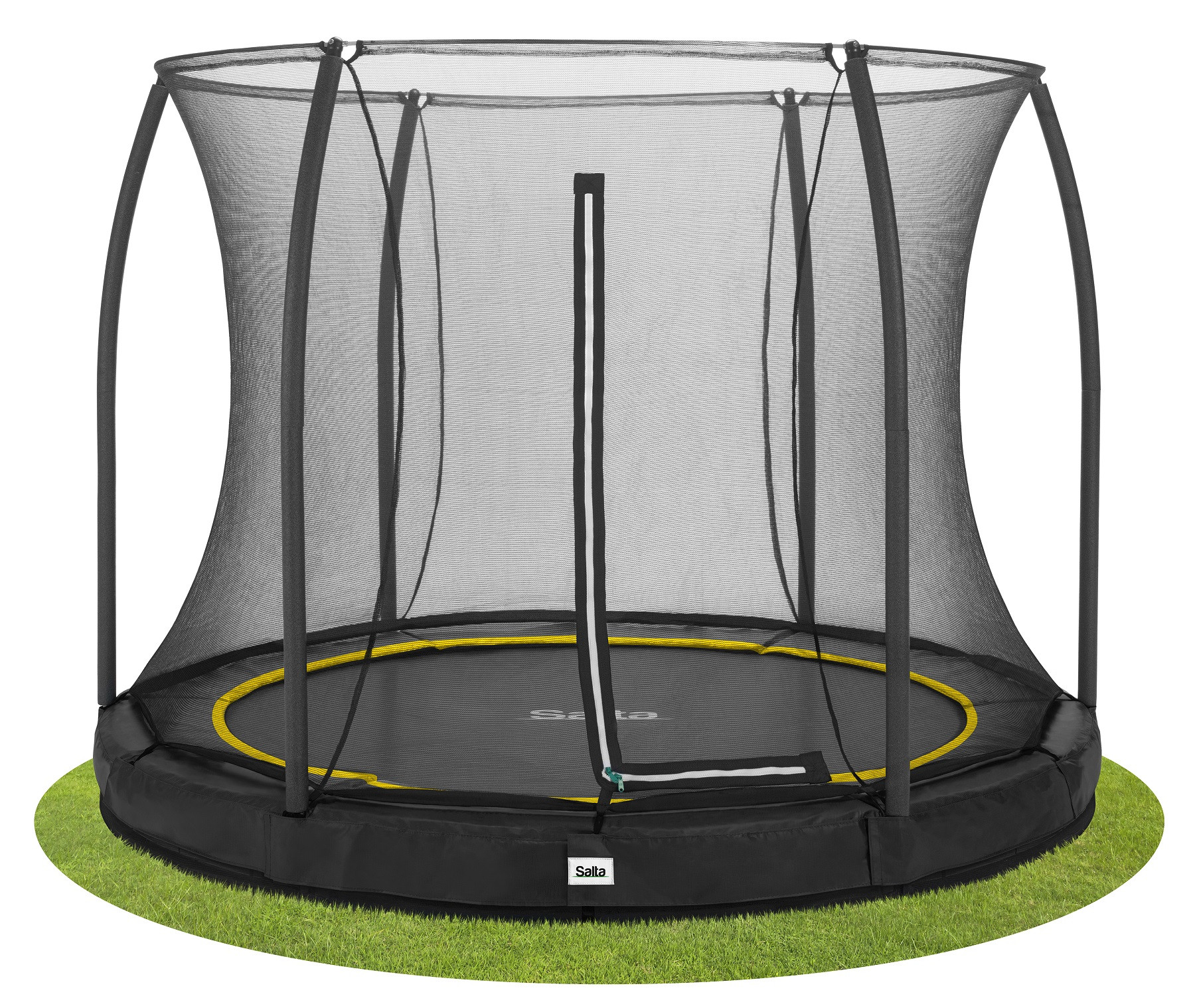 Salta Trampoline Comfort Edition met Veiligheidsnet - Ground - 305 cm - Zwart