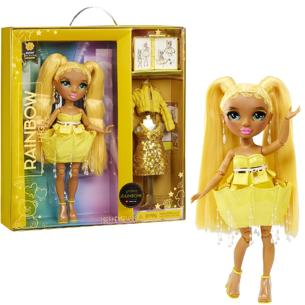 Rainbow High - Fantastic Fashion - Sunny Madison - Yellow - Modepop