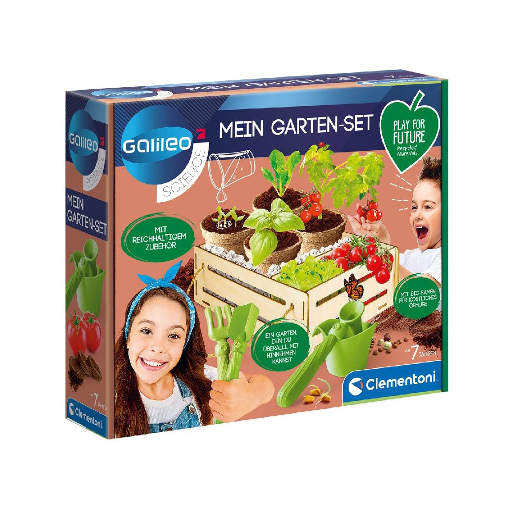 Clementoni Galileo Mijn Tuinset - Duitstalige Verpakking