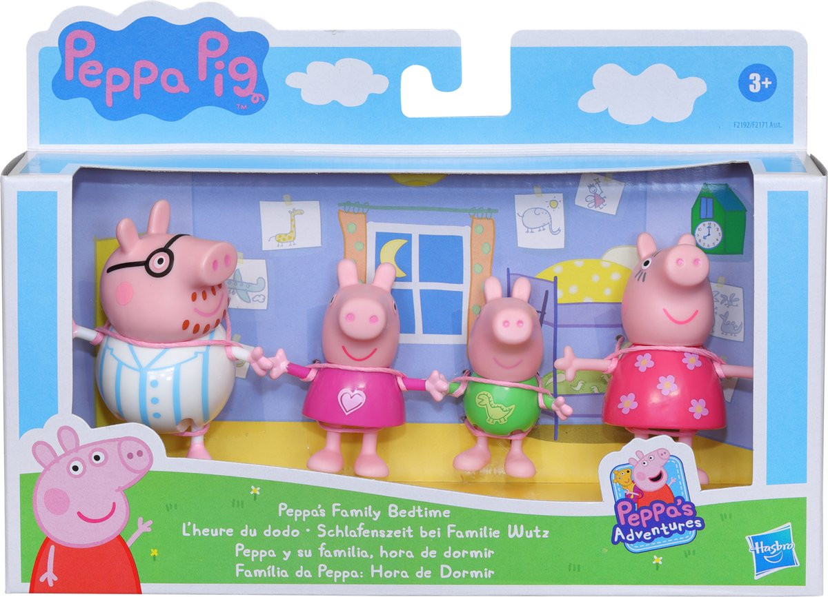 Peppa Pig Peppa's Familie in Pyjama - Speelset