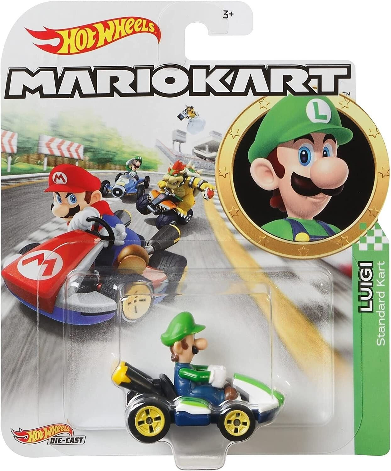 Hot Wheels Mario Kart - Luigi 
