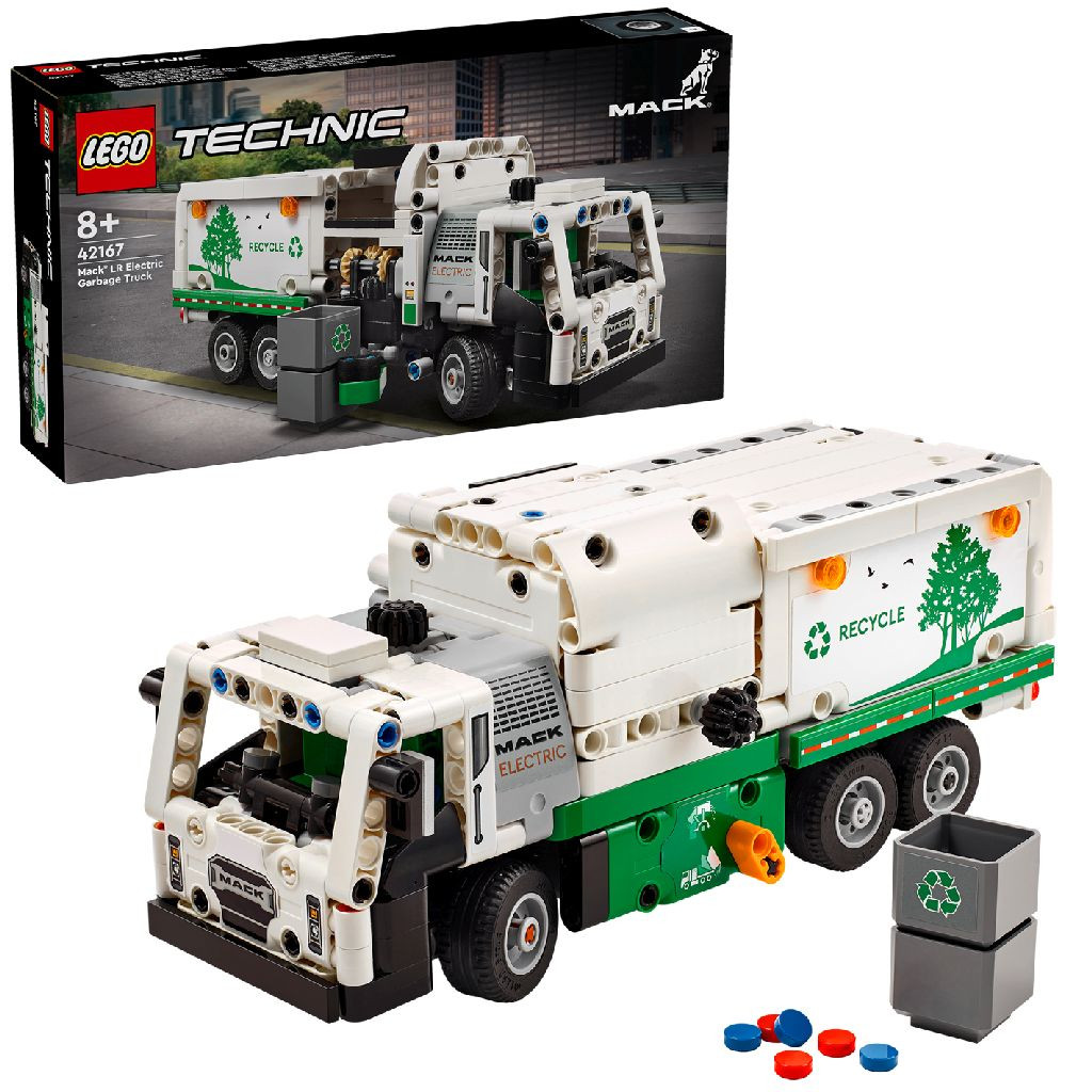 42167 LEGO Technic Mack® LR Electric Vuilniswagen