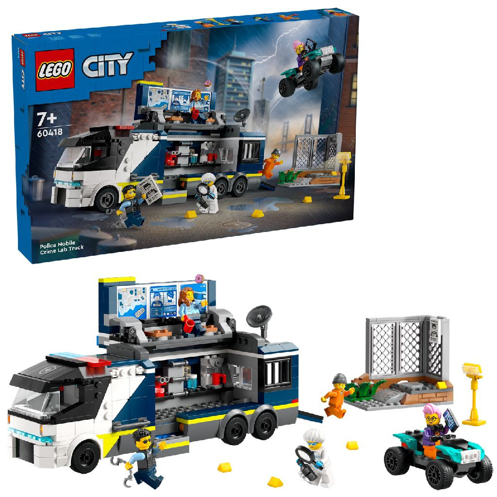 LEGO 60418 City - Politielaboratorium in Truck