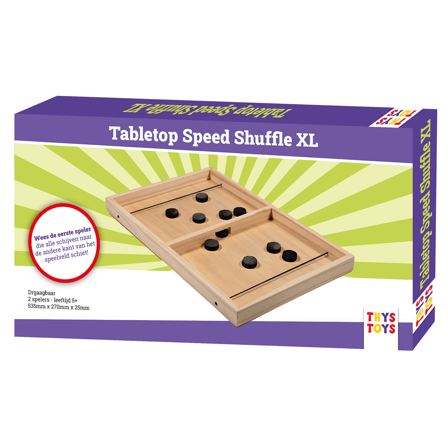 ThysToys Slingpuck XL - Tabletop Speed Shuffle - Sjoelbak Klein