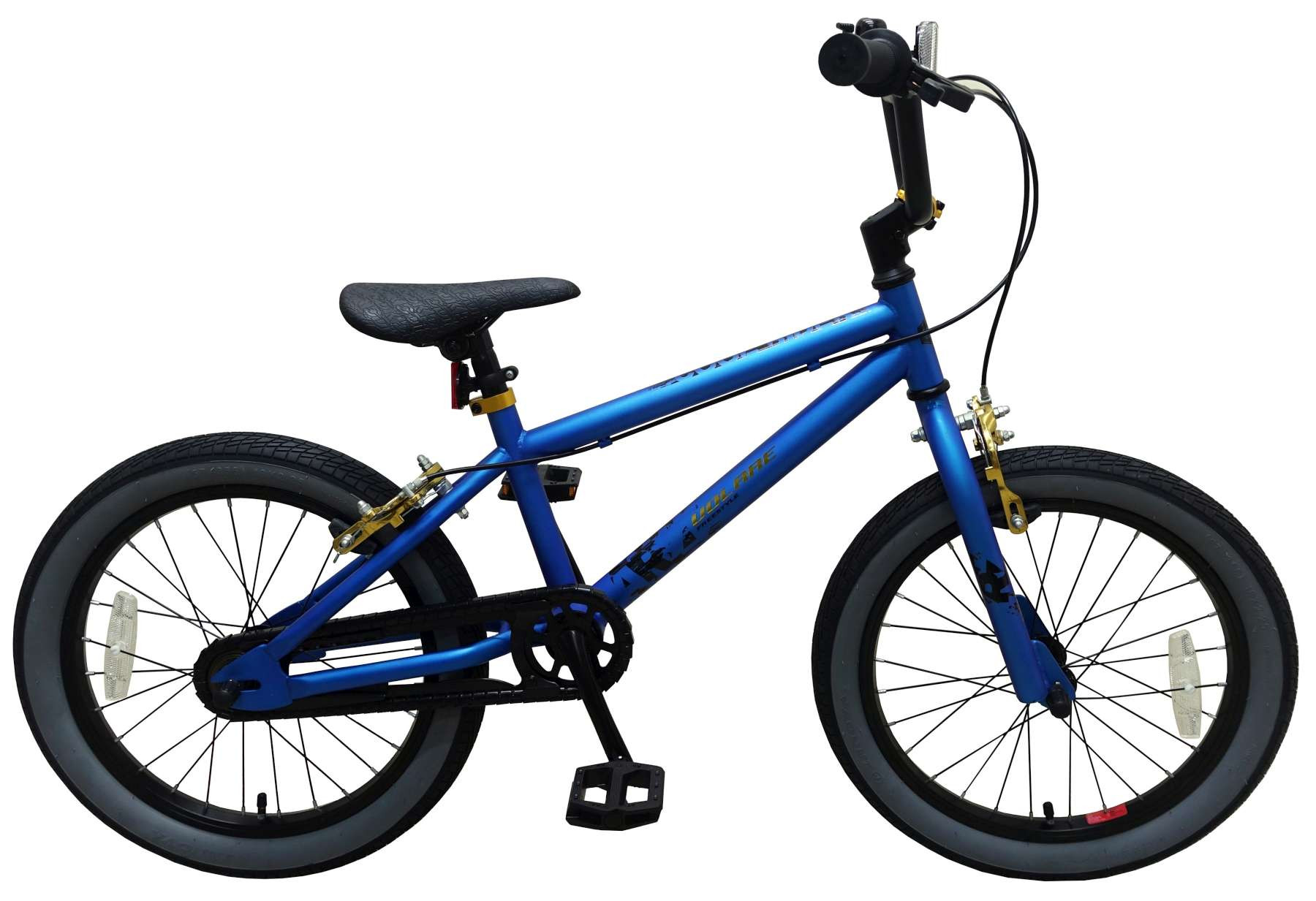Volare Cool Rider Kinderfiets - 18 Inch - Blauw - 2 Handremmen - Prime Collection