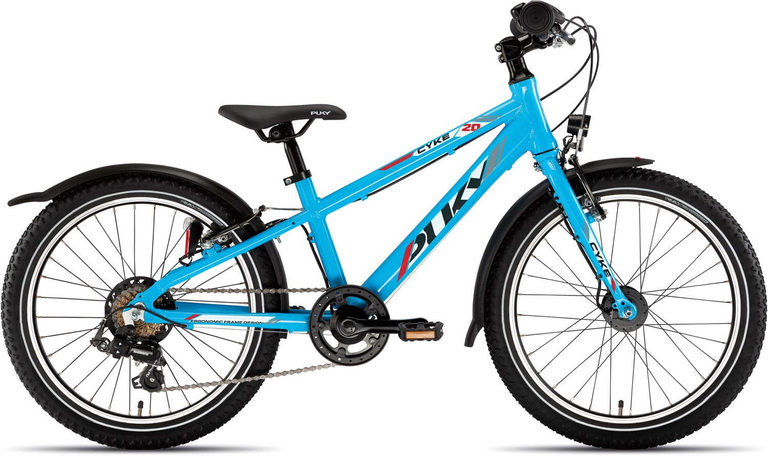 PUKY 4763 CYKE 20-7 Alu Active - 20 Inch - Fresh Blue - Blauw - Kinderfiets
