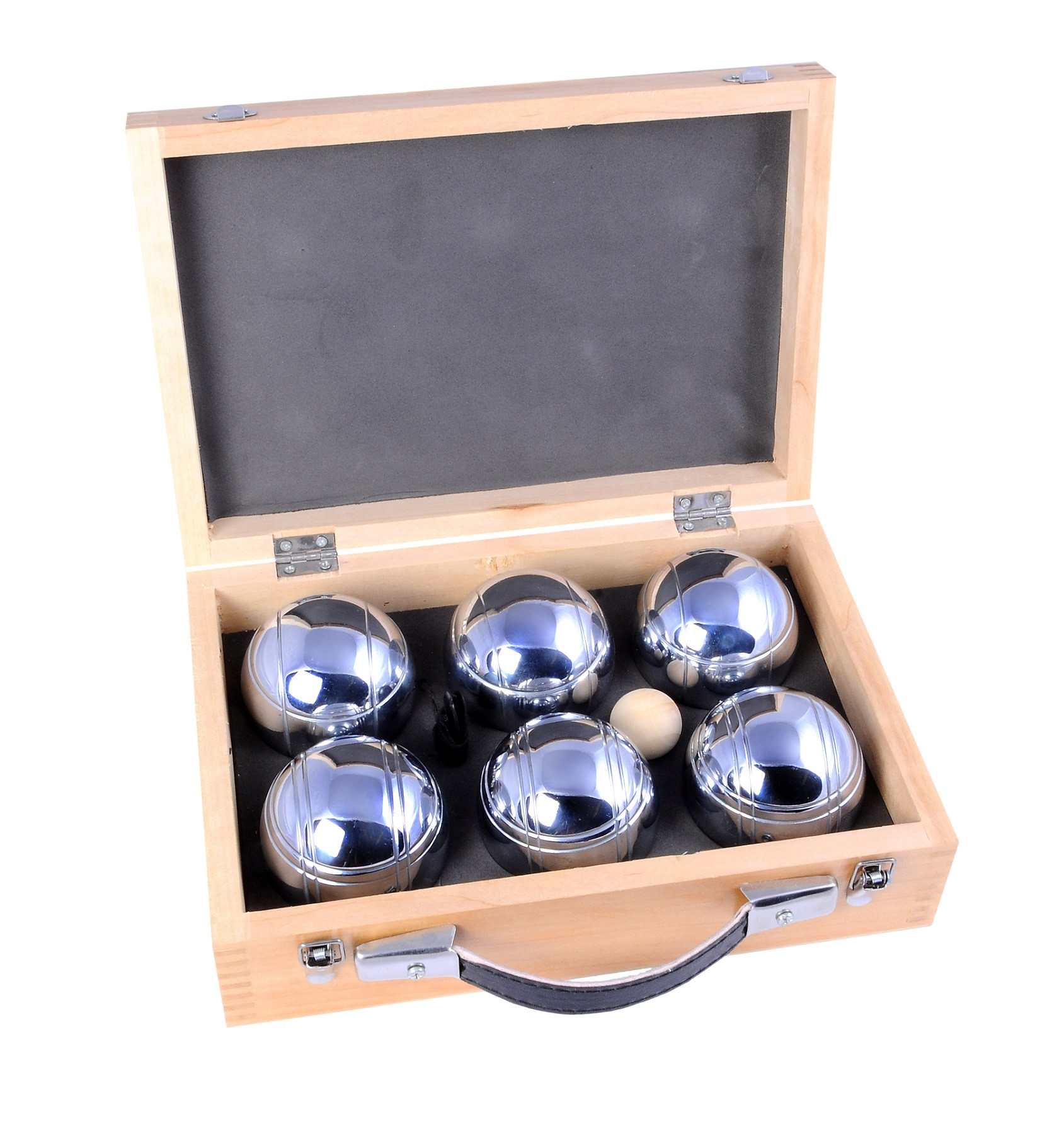 Jeu de Boule - 6 Ballen - Set in Luxe Kist
