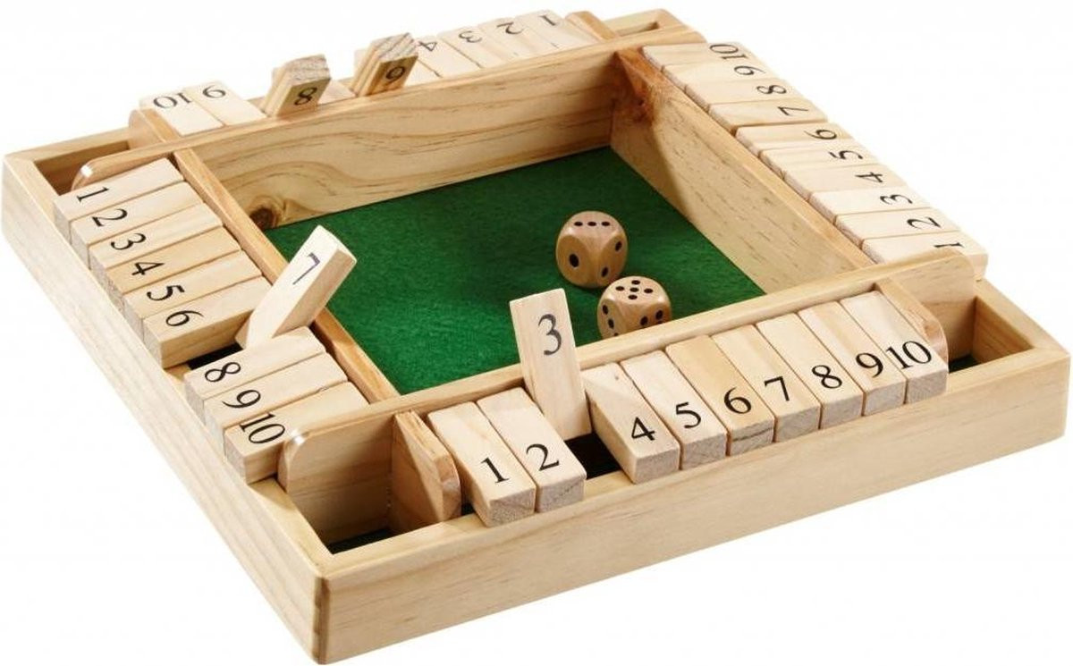 Longfield Shut The Box - 4 spelers - Bordspel