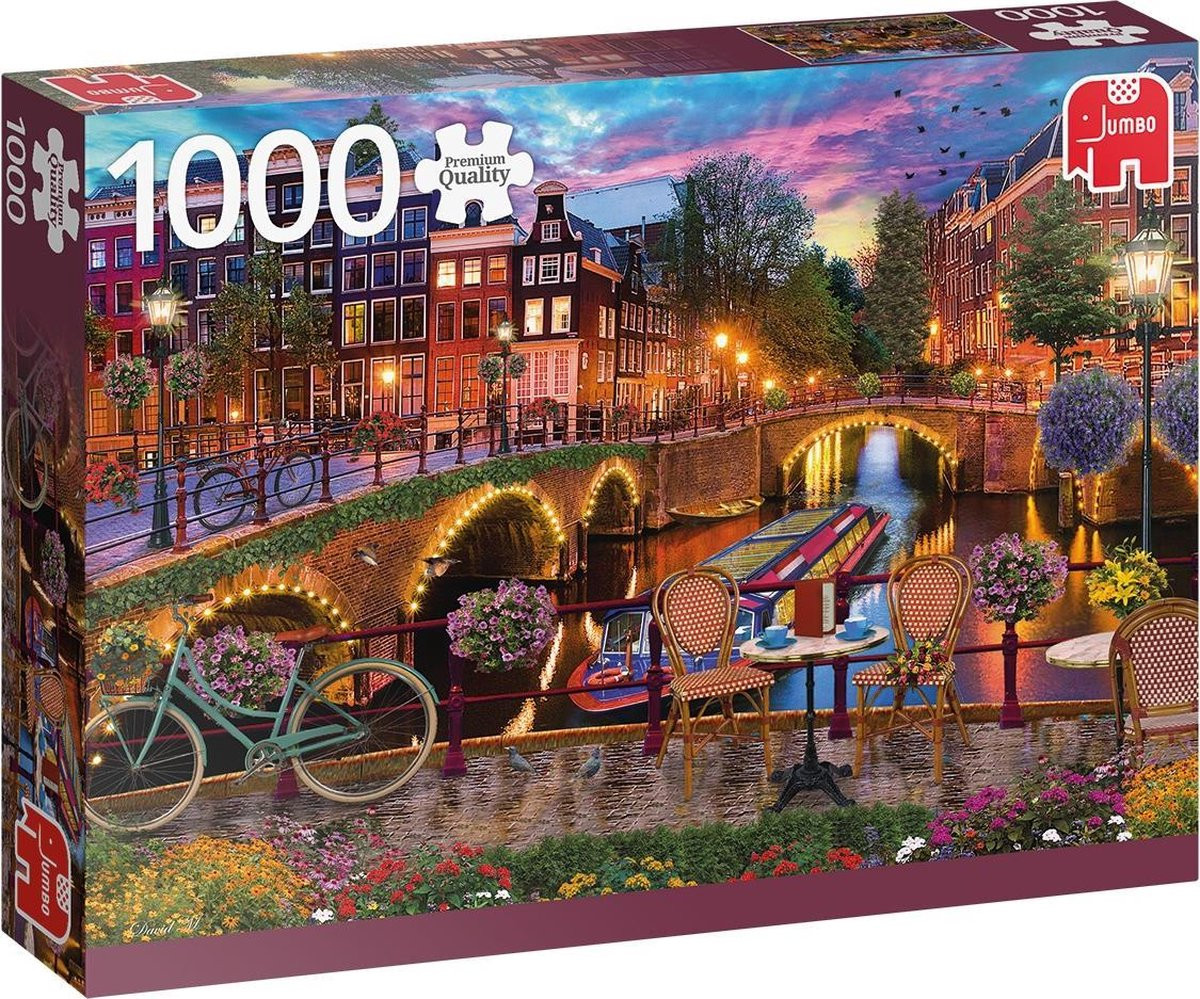 Jumbo Premium Collection Puzzel - Amsterdam Canals - 1000 Stukjes