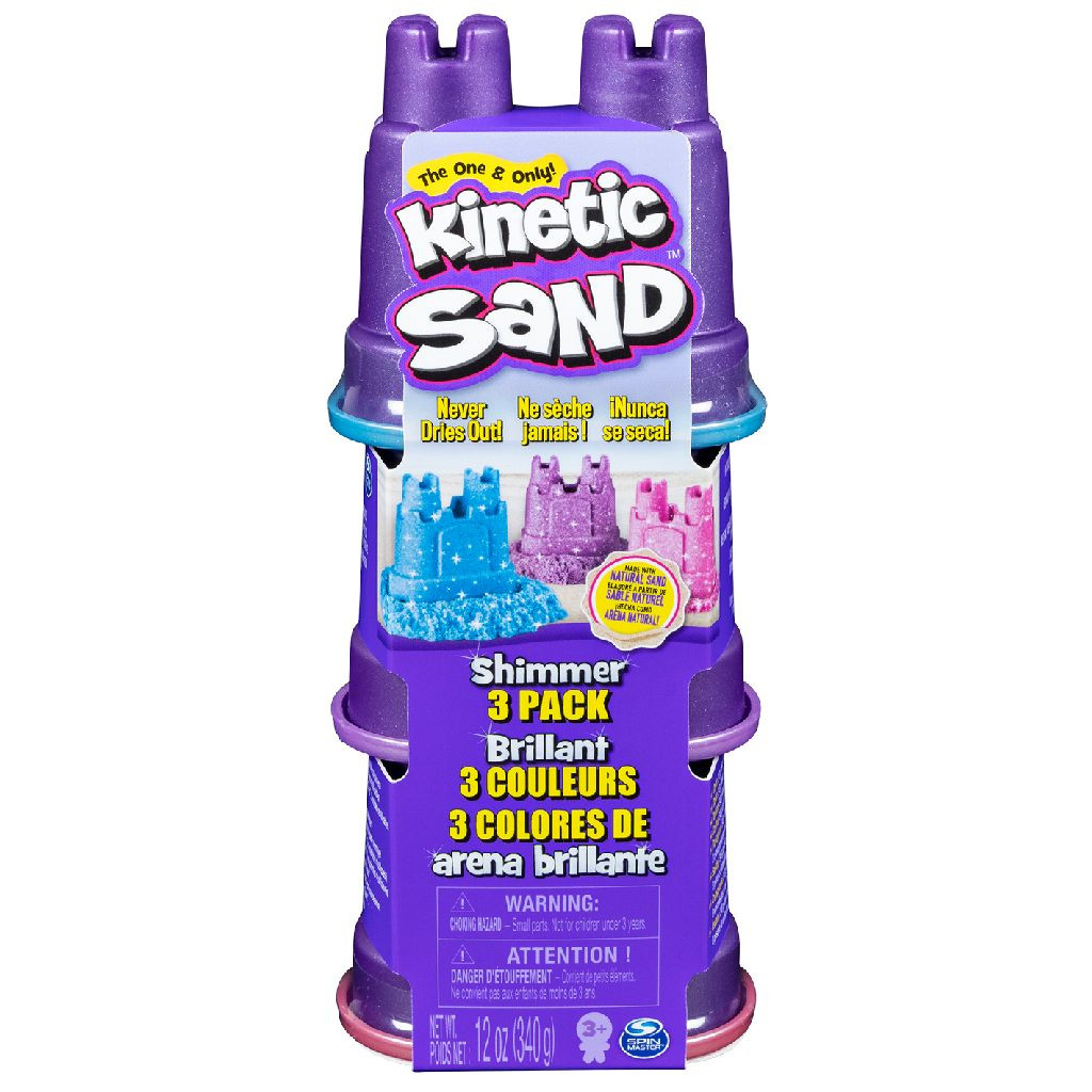 Kinetic Sand - Shimmers Multi Pack - 3 x 113 gram - Speelzand