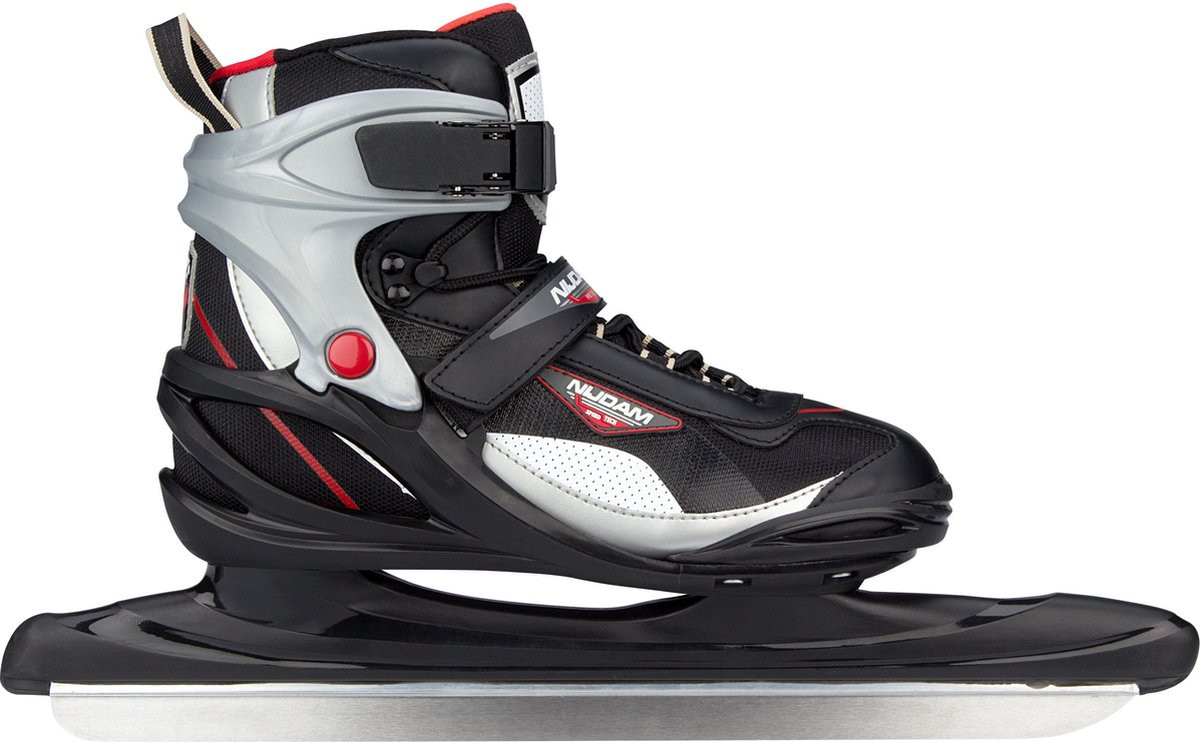 Norenschaats Osla - Semi-Softboot - Zwart / Zilver / Rood - Maat 45