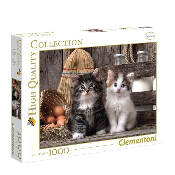 Clementoni Puzzel Lovely Kittens - 1000 Stukjes 