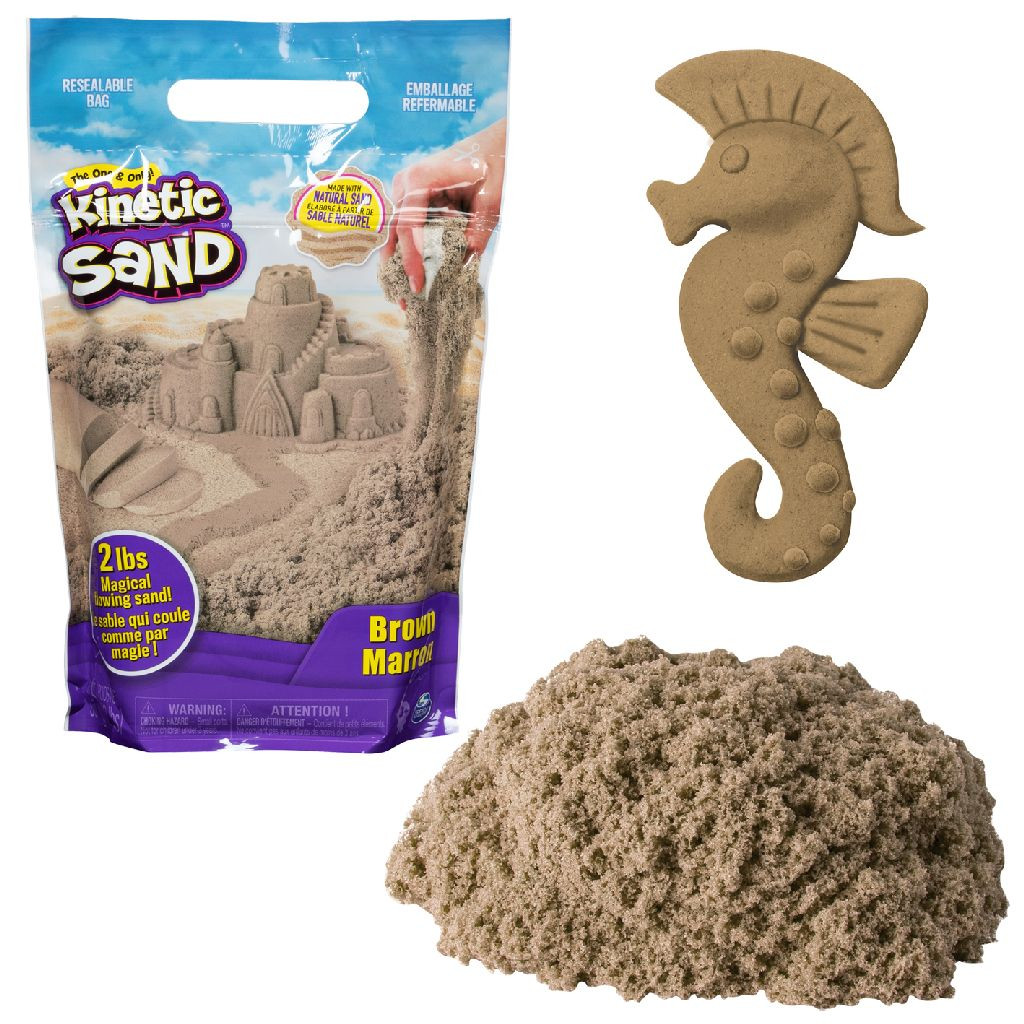 Kinetic Sand Colour Bag - Bruin - 907 Gram