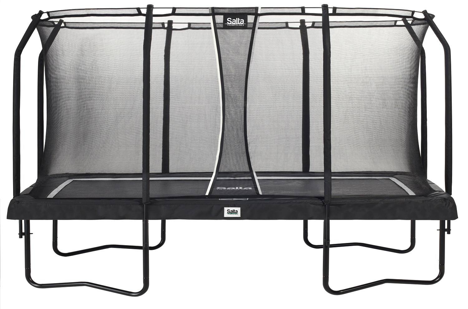Salta Trampoline Premium Black Edition 244 x 396 cm met Veiligheidsnet - Zwart