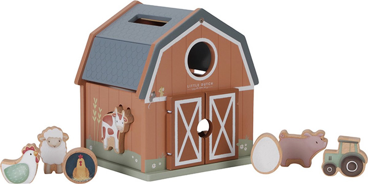 Little Dutch Little Farm Vormenstoof FSC Hout - Houten Speelgoed