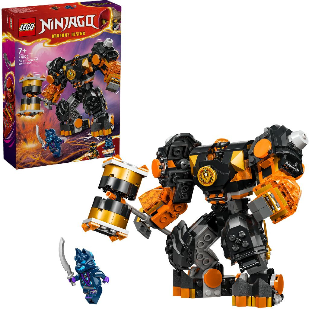71806 LEGO NINJAGO Cole's Elementaire Aardemecha